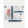 BLOCCO DISEGNO FAVINI F4 24X33 220 Gr 16 FOGLI IN 8 COLORI