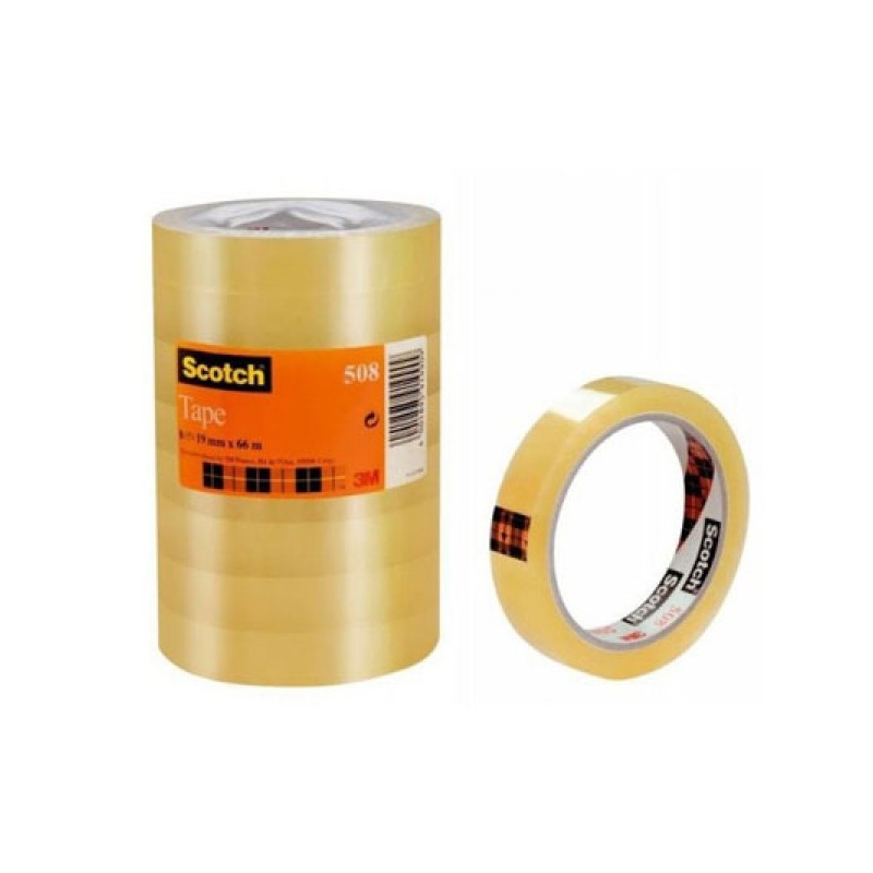 NASTRO TRASPARENTE 66x19 SCOTCH 8 Pz