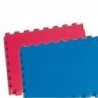 TAPPETO INCASTRO EVA CM.100X100X2,5 ROSSO/BLU