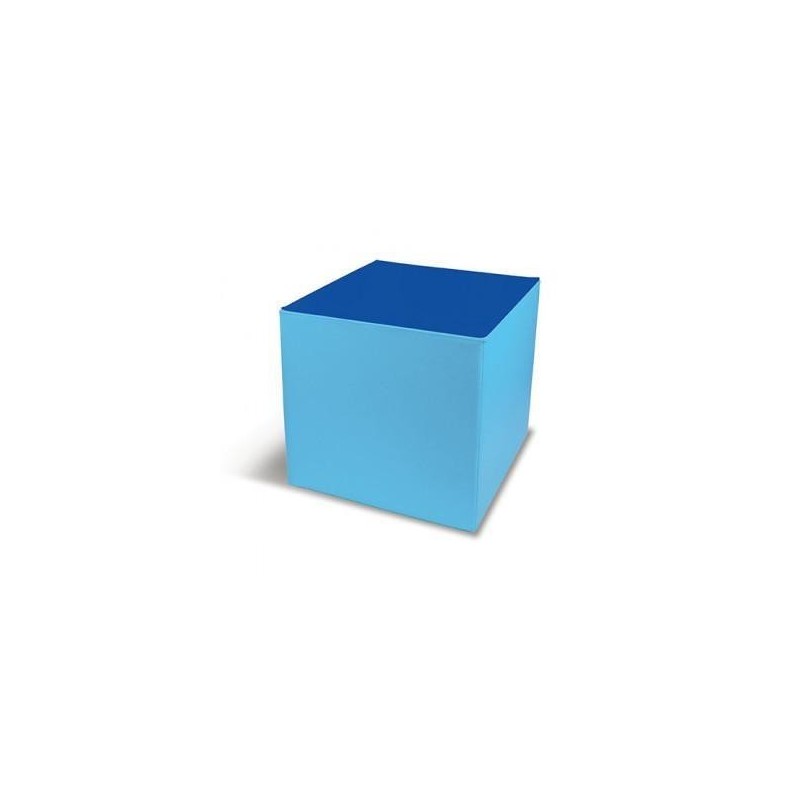 MAXI CUBO CM.60X60X60H - AZZURRO/BLU