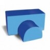 PONTE + SEMICILINDRO CM.120X60X 60H - AZZURRO/BLU