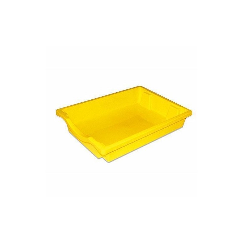 CONTENITORE BASSO CM.43X31,5X7,5H - GIALLO