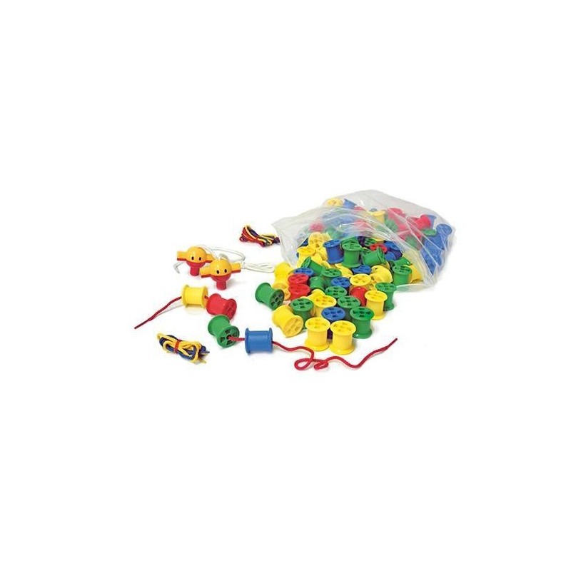 ROCCHETTI PLASTICA - CONF. 122 PZ. - COLORI ASS.