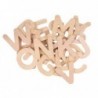 LETTERE MINUSCOLE IN LEGNO - SET PZ. 26