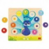 PUZZLE COLORI PAVONE