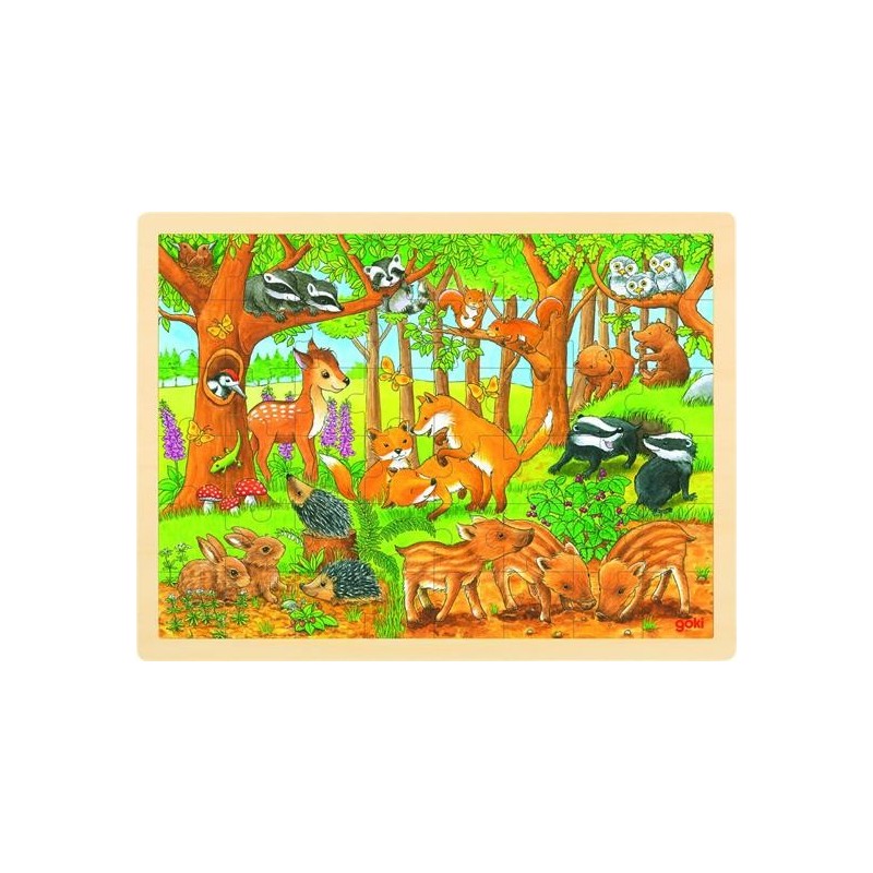 PUZZLE LEGNO 48 PZ IL BOSCO