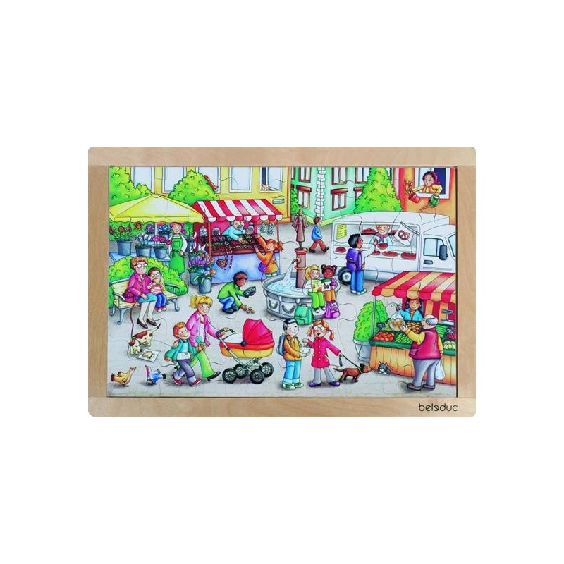 PUZZLE LEGNO AL MERCATO