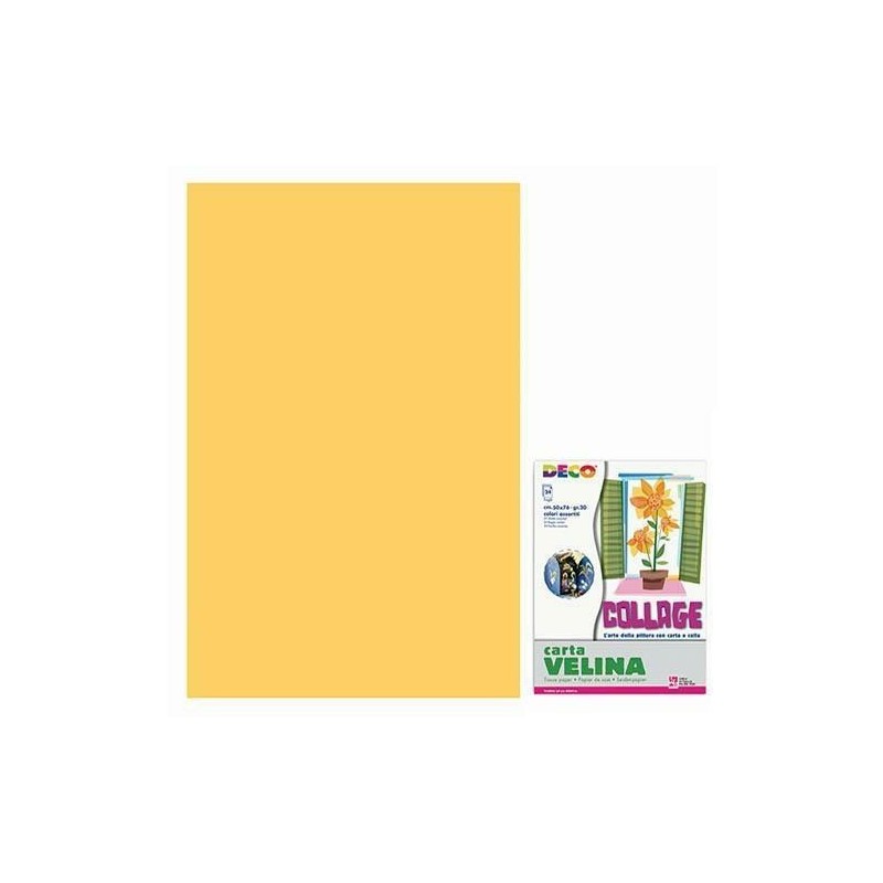 CARTA VELINA FG. 24 50X76 GIALLO GIRASOLE