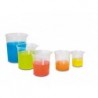 BICCHIERI GRADUATI PZ. 5 ML. 100/200/300/500/1000