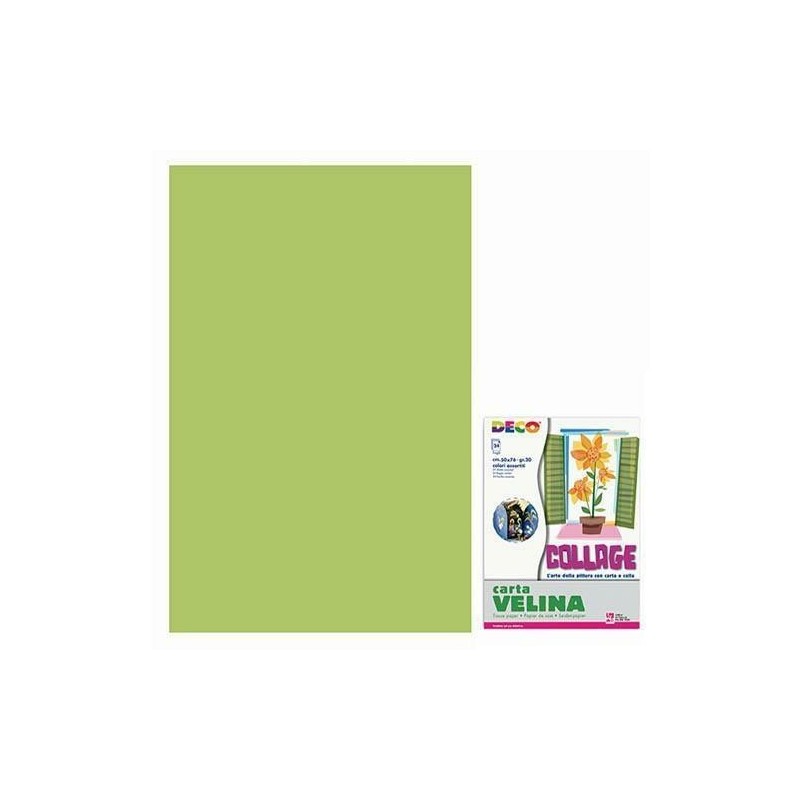 CARTA VELINA FG. 24 50X76 VERDE LIME