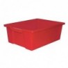 CONTENITORE ALTO CM.43X31,5X15 - ROSSO