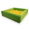 PISCINA PER PALLINE CM.200X200X30h SPESSORE CM.15 VERDE CHAIRO/VERDE