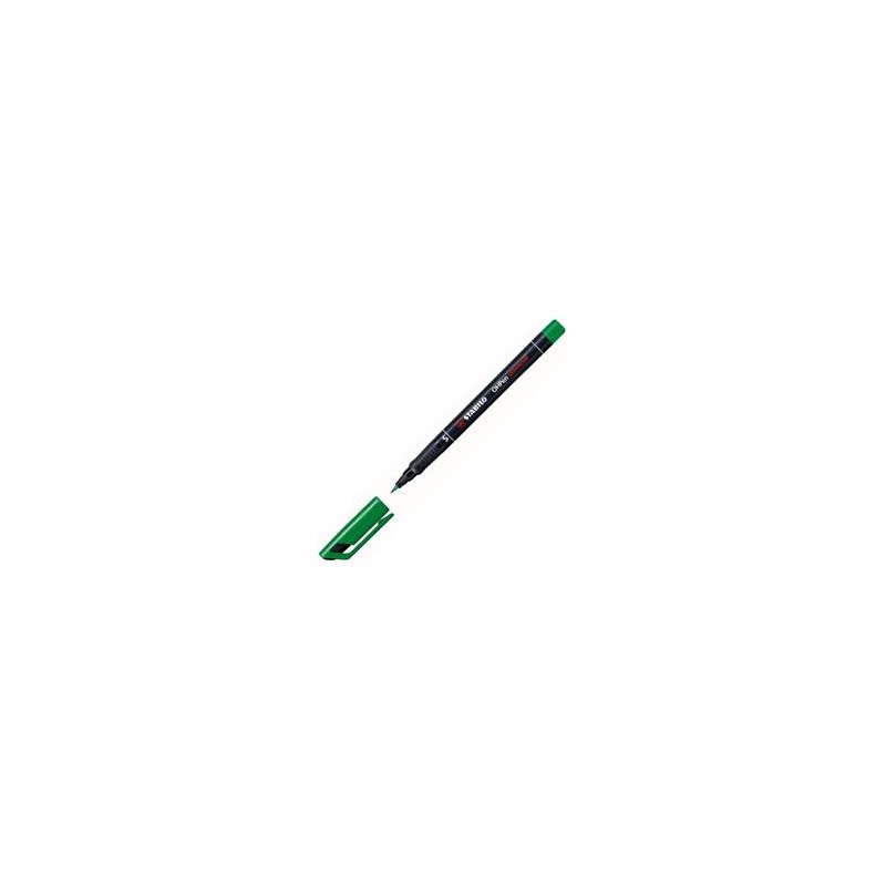 PENNARELLO INDELEBILE STABILO OHP SUPERFINE VERDE