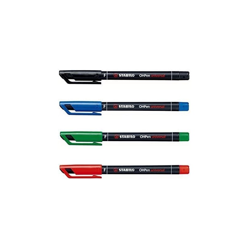 PENNARELLO INDELEBILE STABILO OHP FINE ROSSO