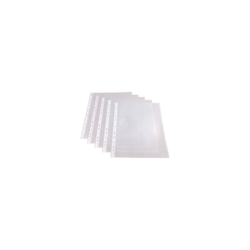 BUSTE PVC TRASP. CON FORI LUCIDA A4 PZ. 100 LIGHT