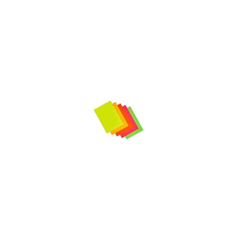 CARTONCINO FLUORESCENTE GR.250 CM.50X65 ROSSO