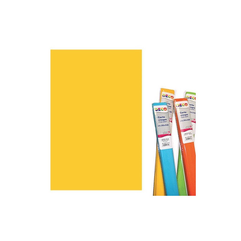 CARTA CRESPA GR. 40 GIALLO CALDO