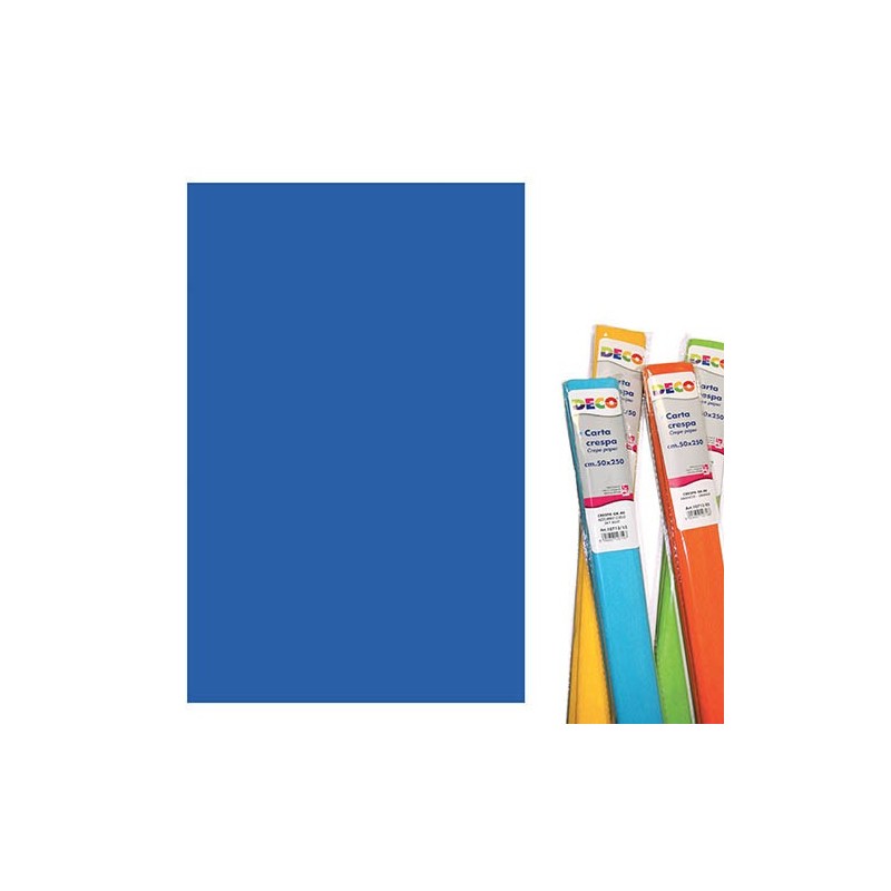 CARTA CRESPA GR. 60 BLU OLTREMARE