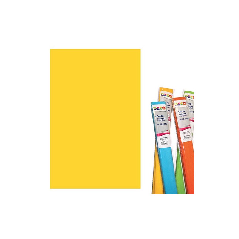 CARTA CRESPA GR. 60 GIALLO  LIMONE