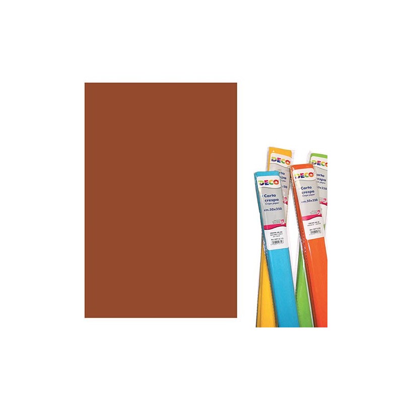 CARTA CRESPA GR. 180 MARRONE