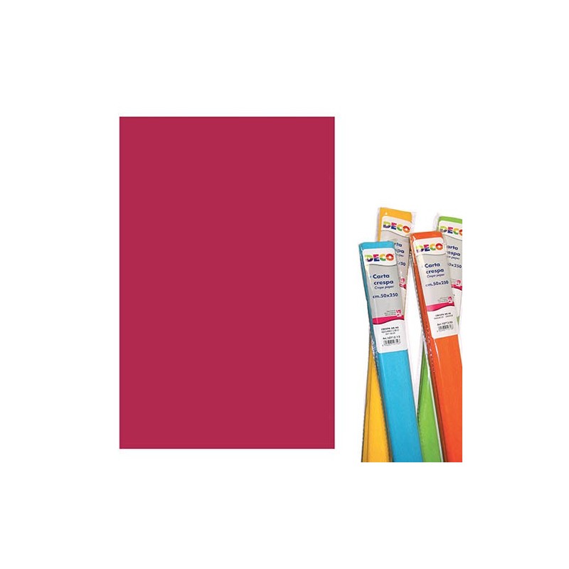 CARTA CRESPA GR. 180 ROSSO CARDINALE