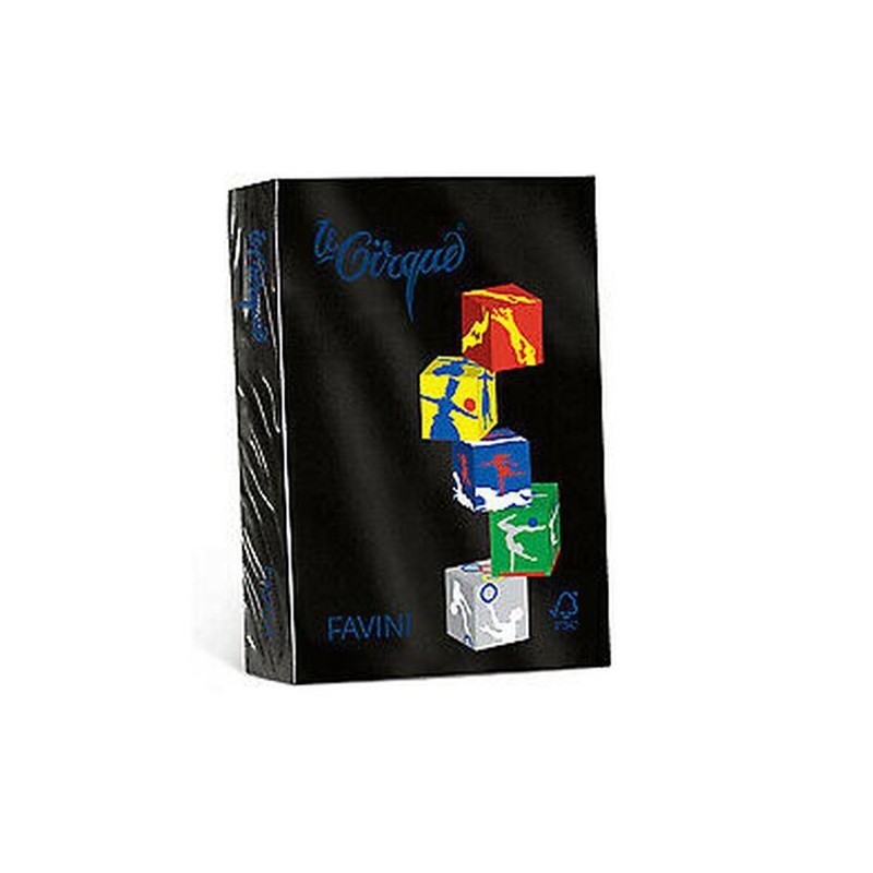 CARTA LE CIRQUE A4 GR.160 FG.250 NERO
