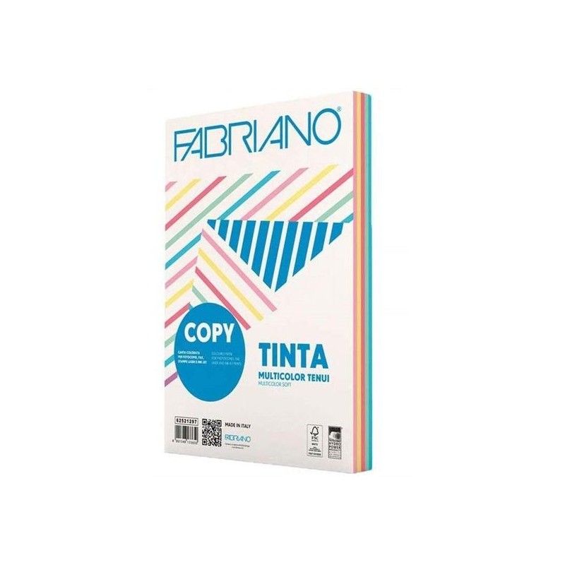 CARTONC.COL. A3 GR.160 FG.100 5 COLORI TENUI