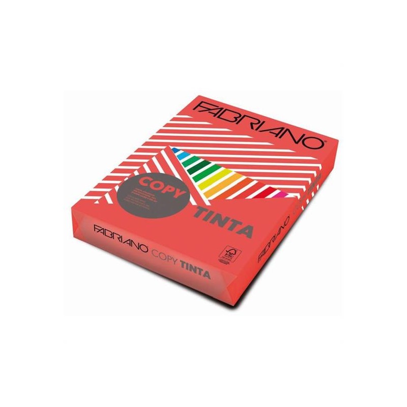 CARTA FOTOCOPIE A4 GR.80\FG.500 ROSSO