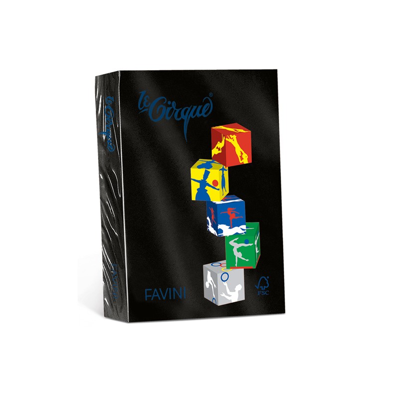 CARTA LE CIRQUE A4 GR.80 FG.500 NERO