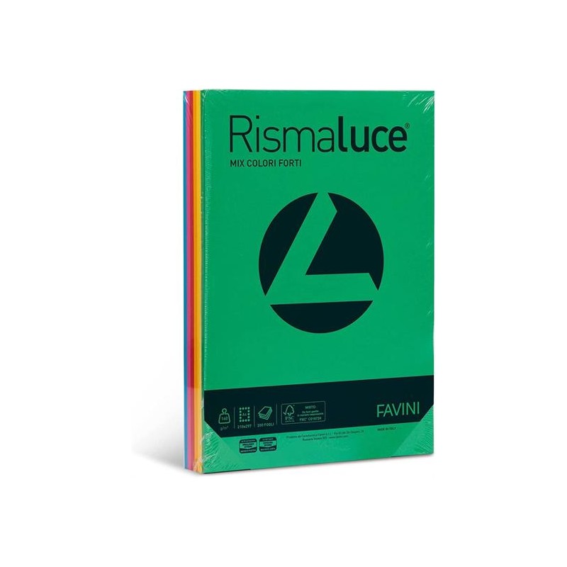 RISMALUCE A3 GR. 140 FG. 200 6 COL. FORTI