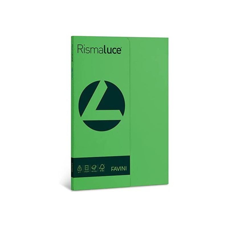 RISMALUCE A4 GR. 90 FG. 100 VERDE