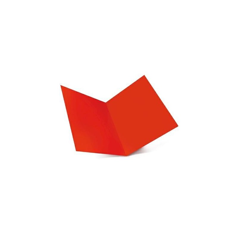 CARTELLINA LUCE SEMPLICE 25X34 GR. 200 PZ. 50 ROSSO
