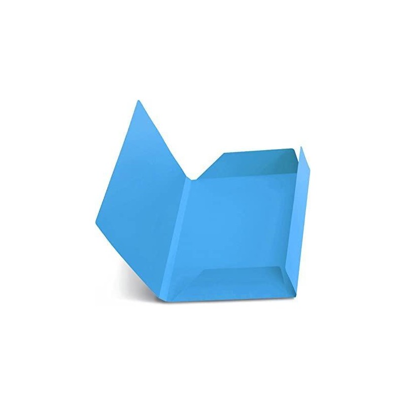 CARTELLINA LUCE 3 LEMBI 25X34 GR. 200 PZ. 30 AZZURRO