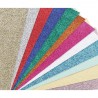 CARTONCINO GLITTER GR.330 CM.50X65 BIANCO