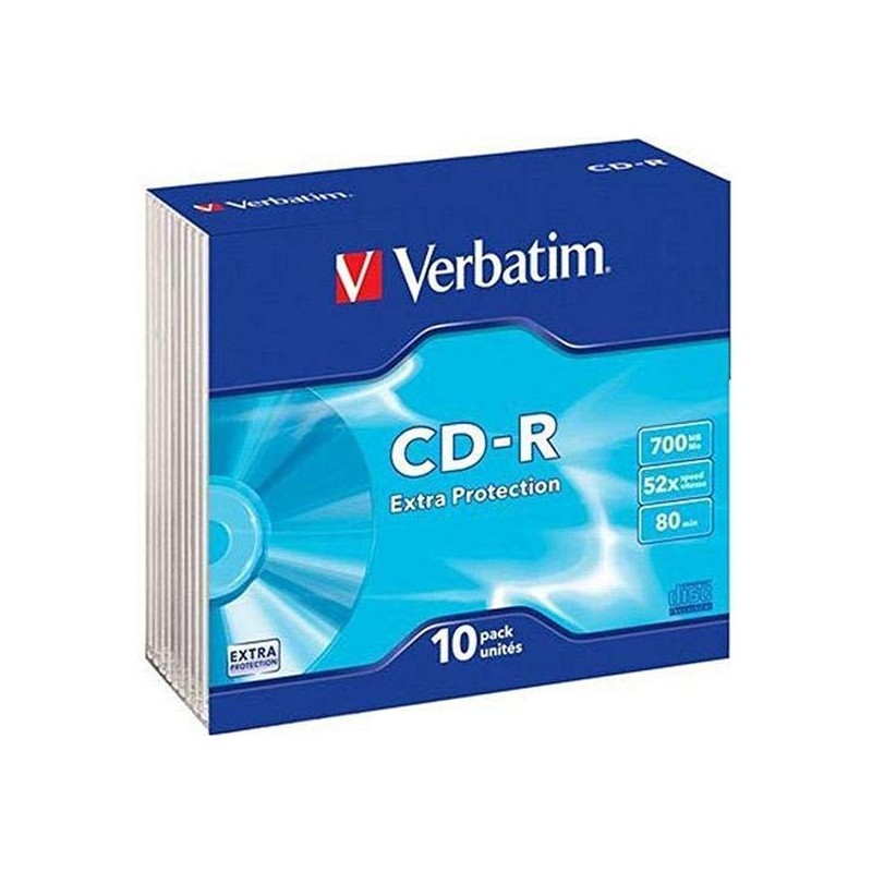 CD-R52X DATA LIFE JEWEL PZ. 10 CAMPANA