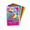 GOMMA CREPP ADESIVA 21X29,7 FG.10 COL. ASS.