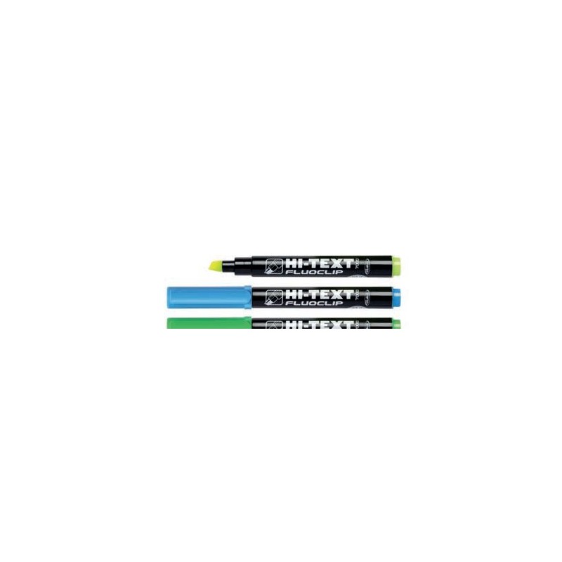 EVIDENZIATORE FLUO CLIP GIALLO MM.5 P.SCALPELLO