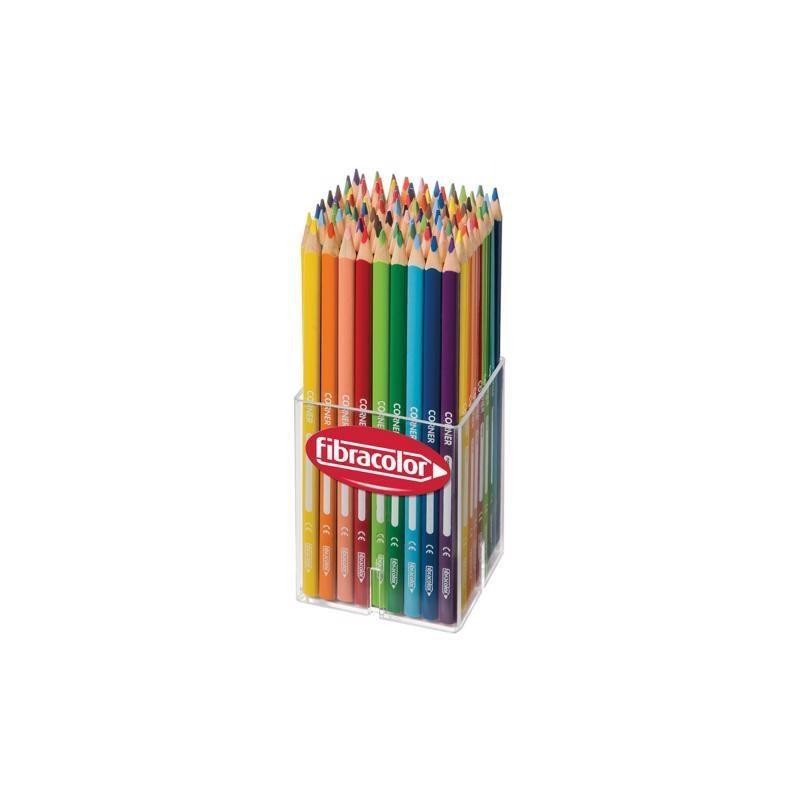 MATITA CORNER FIBRACOLOR TRIANGOLARE PZ.96