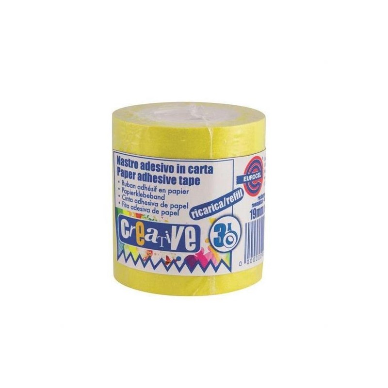 NASTRO CARTA 19X10 PZ. 3 GIALLO