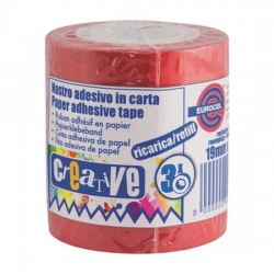 NASTRO CARTA 19X10 PZ. 3 ROSSO