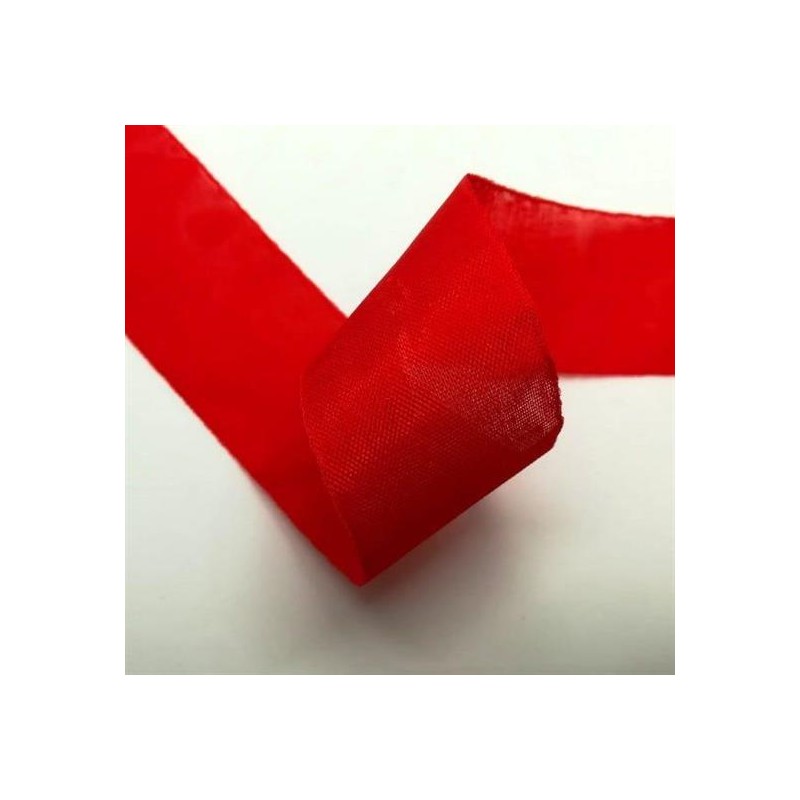 NASTRO REGALO VEGETALE ROSSO CM. 3X20MT