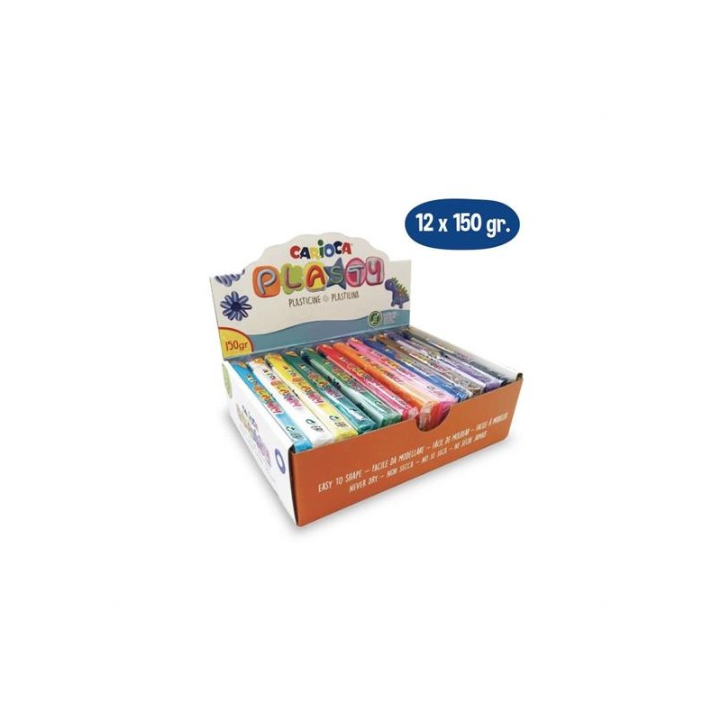 PLASTILINA 12 PANETTI DA GR.150 CAD.