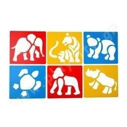 STENCIL ANIMALI IN...