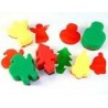 TIMBRI SPUGNE MAXI CM. 15 PZ. 5 NATALE