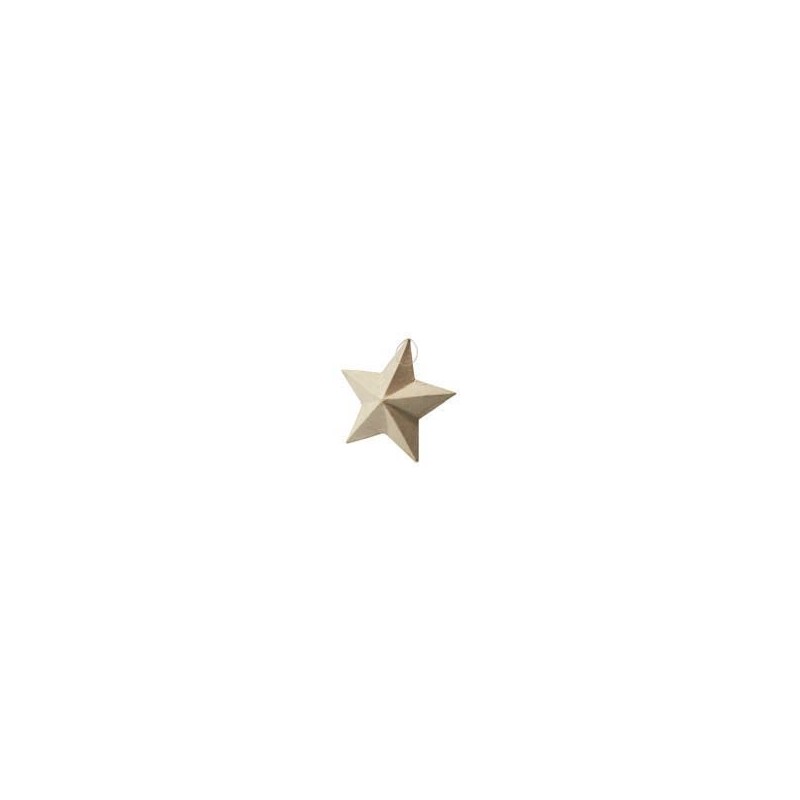 CARTONE DA DECORARE STELLA DA APPENDERE