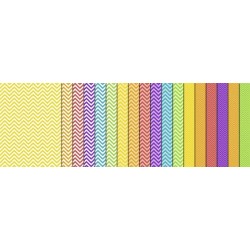 CARTONCINI 300 g - 24x34 CHEVRON  - 18 FG