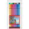 PENNARELLI STABILO PEN 68 ASTUCCIO PLASTICA 20 COLORI MM.01