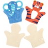 BURATTINI A DITA DA DECORARE IN COTONE PZ.20