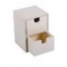 LEGNO DA DECORARE PORTAOGGETTI 2 CASSETTI
