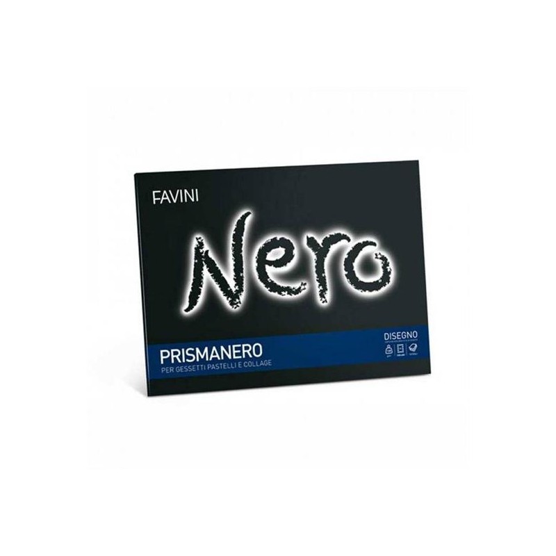 C/DISEGNO BLOCCO NERO 33X48 FG.10 GR. 128